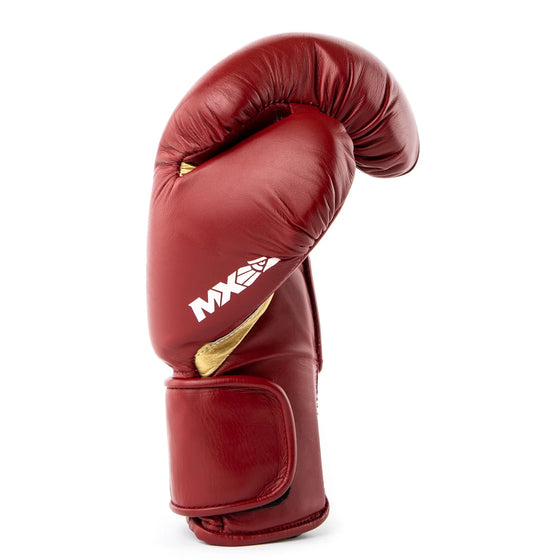 Everlast Mx2 Training Gloves 12oz Laceless - RED/GOLD