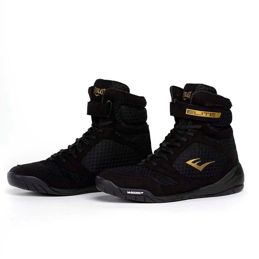 Everlast Elite2 Pro Hi-Top Boxing Boots BLACK