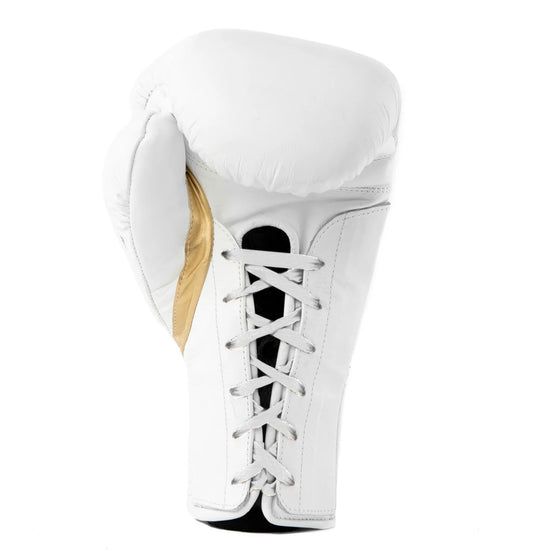 Everlast Mx2 Training Gloves 12oz Laces - WHITE/GOLD