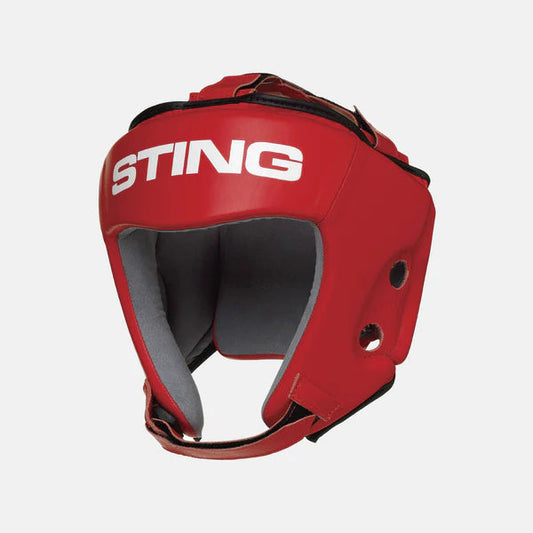 HEADGUARD Boxing - Sting Full Leather Competition - RED | BLUE